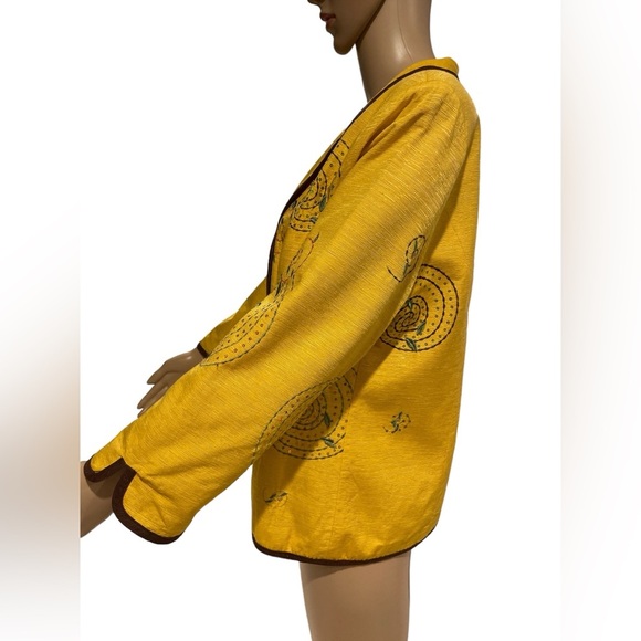 SILKLAND Woman Silk Short Cardigan Size L - Picture 3 of 4